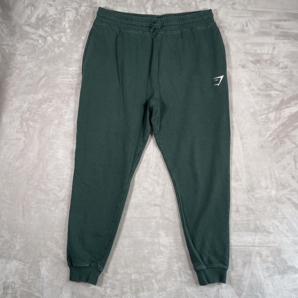 Gymshark Men's Joggers Athletic Athleisure Casual Workout Activewear XL Green